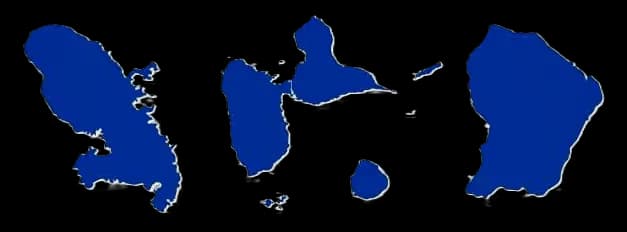 Carte des Antilles