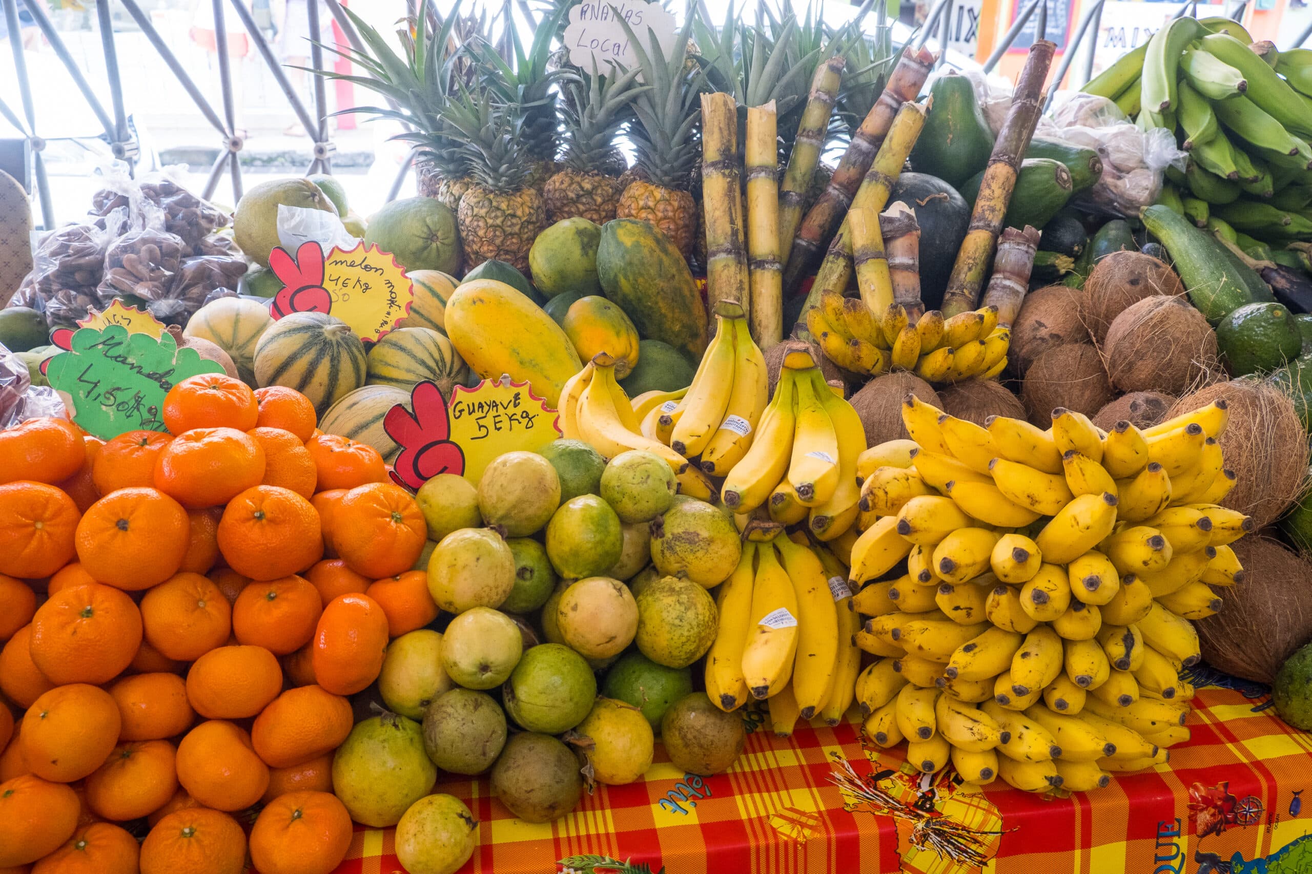 Marche local en Martinique