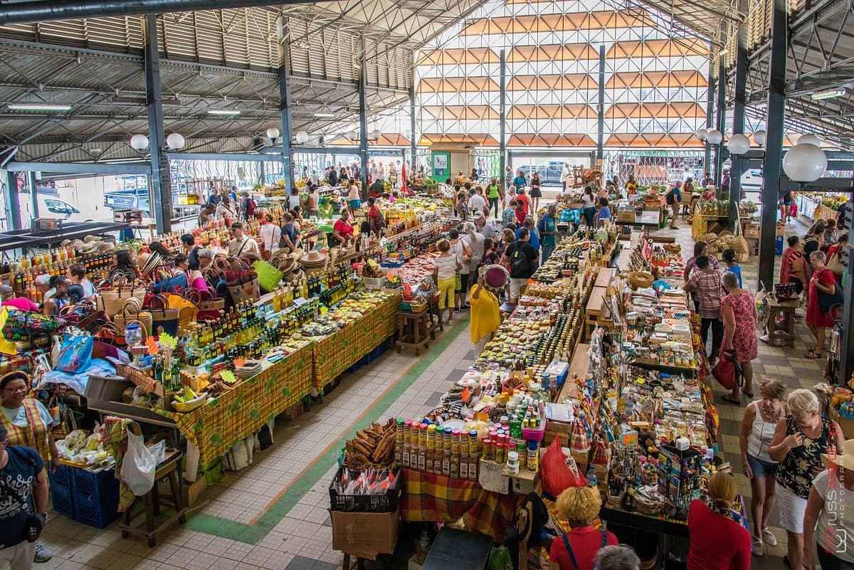 Scene de marche local en action